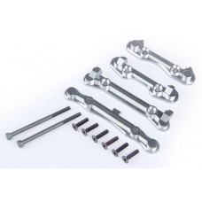 Alloy HD Hinge Plate Set - SILVER | Losi 5ive LT